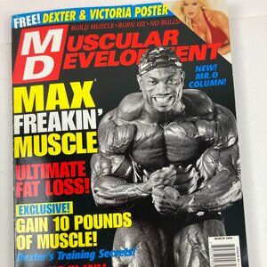 Muscular Development Magazine Volume 41 #3 March 2004 Dexter Jackson Poster